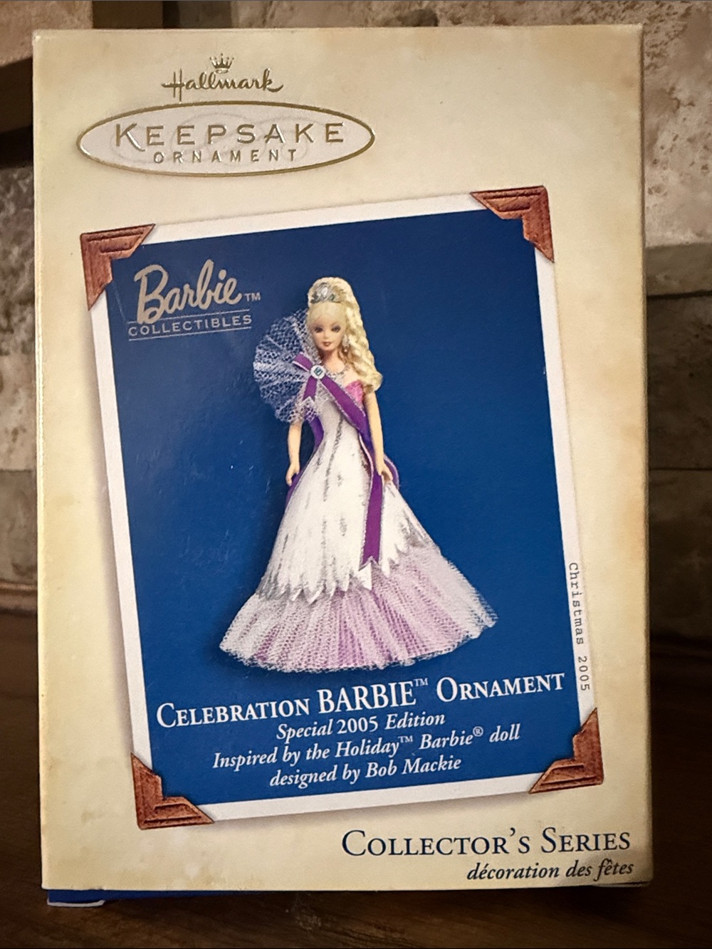 Hallmark Barbie Keepsake Ornament in Blue, White, Purple